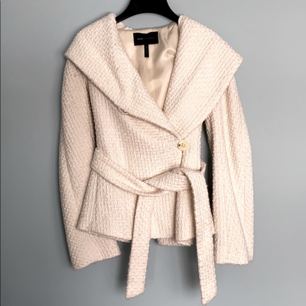 BCBG Maxazria Coat With Hood - XS